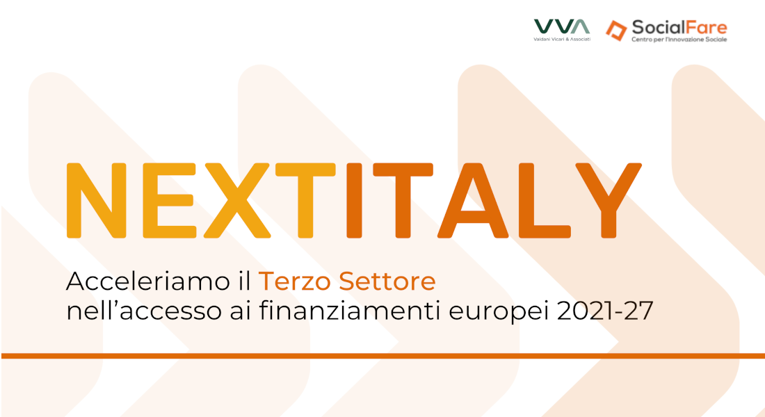 NextItaly: accompanying the Third Sector towards EU funds 2021-27 and PNRR