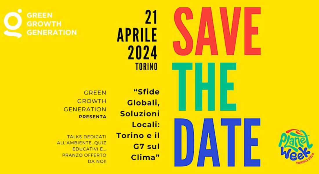 GGG x Planet Week – Sfide Globali, Soluzioni Locali: Torino e il G7 sul Clima