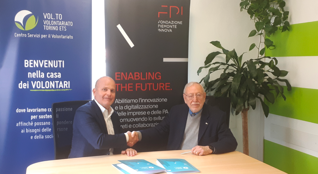 Vol.To ETS and Fondazione Piemonte Innova join forces for the digital renaissance of the Third Sector