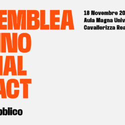 L'Assemblea del 18 novembre è un evento pubblico aperto a tuttə! assemblea partner torino social impact